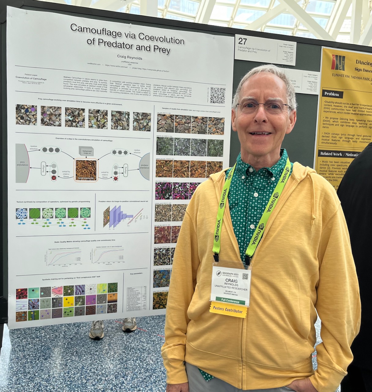 poster session
        at SIGGRAPH 2023 in Los Angeles, California, USA